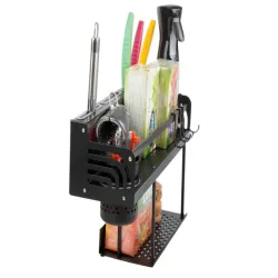 Półka na ścianę organizer kuchenny metalowy wiszący na przybory-5907451376638