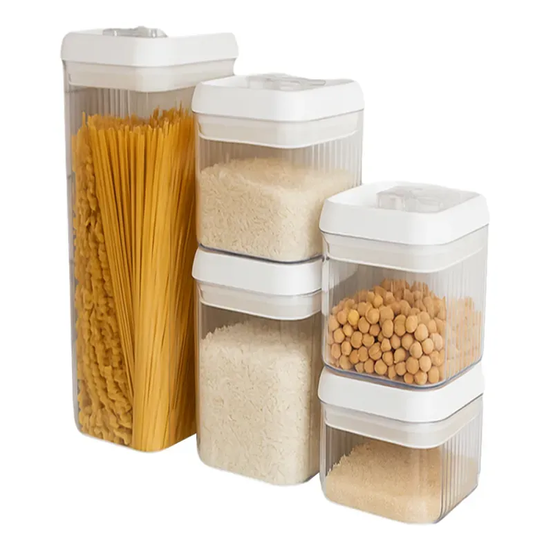 Pojemniki kuchenne 5 szt na żywność do makaronu pojemniki z uszczelką-5907451374344