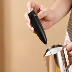 Elektryczny spieniacz do mleka i kawy ręczny mini mikser ubijacz-5907451374269
