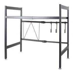 Stojak na mikrofalówkę półka kuchenna regulowana w zakresie 37 - 65cm-5907451339473