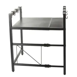 Półka stojak na mikrofalówkę kuchenna regulowana w zakresie 41 - 62cm-5907451336557