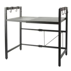 Półka stojak na mikrofalówkę kuchenna regulowana w zakresie 41 - 62cm-5907451336557