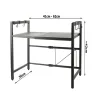 Półka stojak na mikrofalówkę kuchenna regulowana w zakresie 41 - 62cm-5907451336557