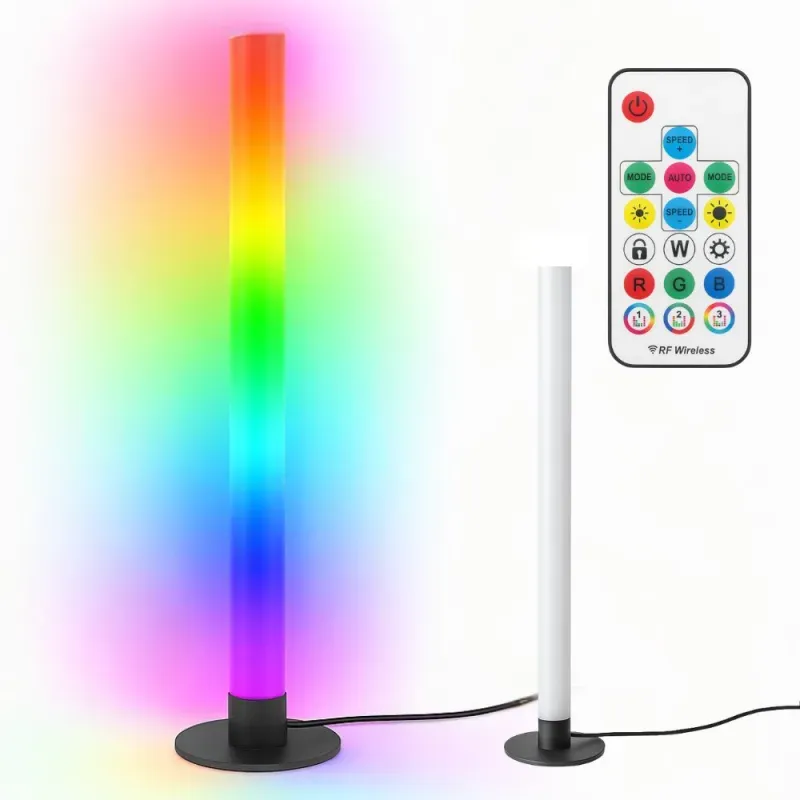 Lampa stojąca podłogowa biurkowa 40cm led rgb nowoczesna dekoracyjna-5907451376812