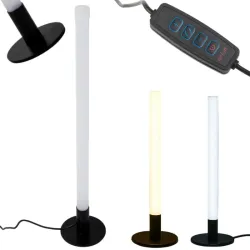Lampa stojąca led 40cm nowoczesna dekoracyjna biurkowa 3 odcienie-5907451373972