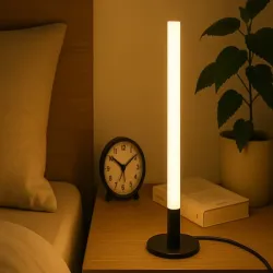 Lampa stojąca led 40cm nowoczesna dekoracyjna biurkowa 3 odcienie-5907451373972
