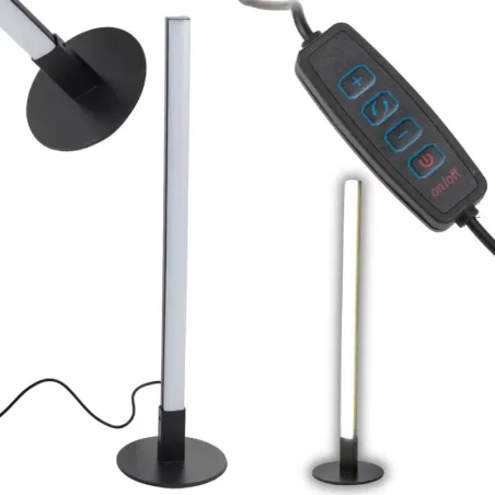 Lampa stojąca led 40cm nowoczesna dekoracyjna biurkowa podłogowa-5907451373743