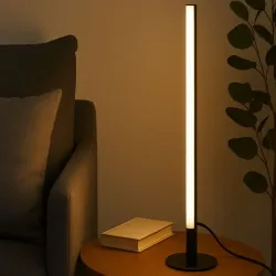 Lampa stojąca led 40cm nowoczesna dekoracyjna biurkowa podłogowa-5907451373743