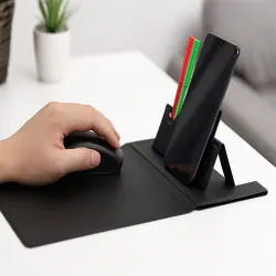 Podkładka pod mysz z ładowarką indukcyjną podstawką na telefon-5907451373194