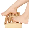Masażer do stóp tradycyjny drewniany roller 2x5-5907451330685