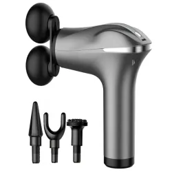 Pistolet do masażu pleców ciała nóg mocny massage gun 4 końcówki-5907451369593