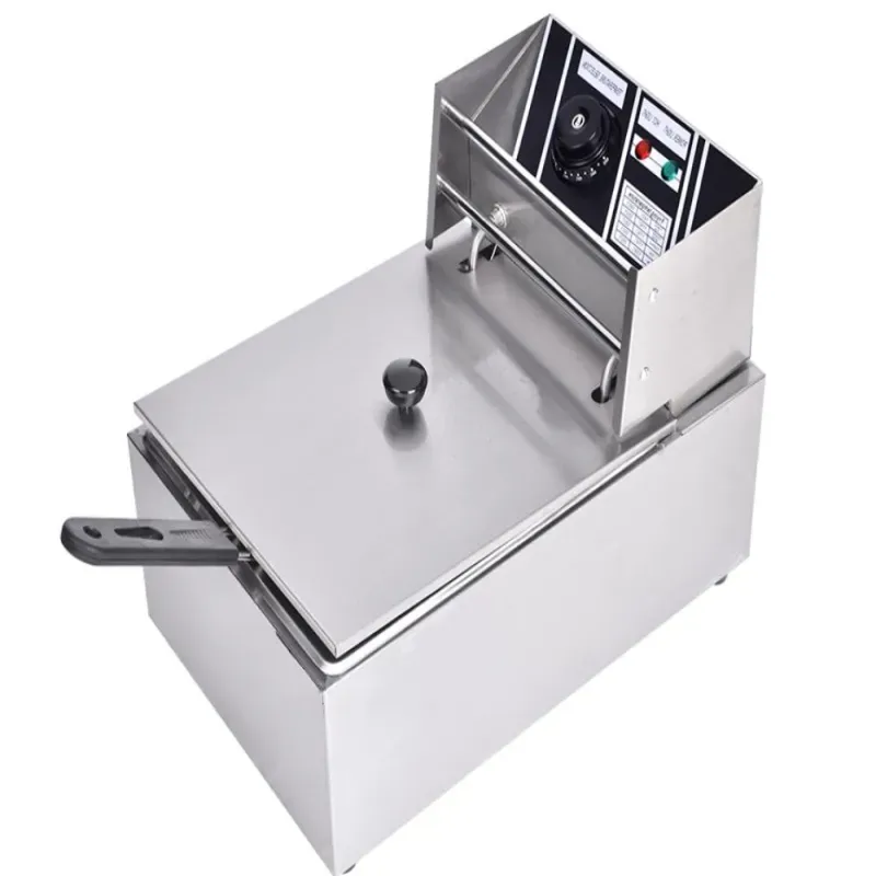 Frytkownica elektryczna 6l 2500w gastronomiczna do frytek z regulacją-5907451373699