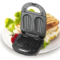 Opiekacz 6w1 toster gofrownica donuty wymienne płyty moc 850w-5907451372852