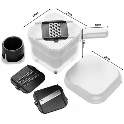 Wielofunkcyjna tarka do warzyw i owoców szatkownica krajalnica siekacz-5907451376669