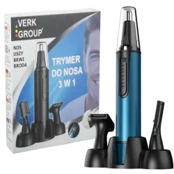 Trymer do nosa ucha 3w1 uszu depilator włosów golarka brwi 5V/USB-5907451349083