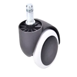 Kółka do fotela obrotowego kauczukowe gumowe 5szt trzpień 11mm-5907451333280