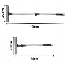 Myjka do okien ściągaczka z gąbką teleskopowa do szyb luster podłóg-5907451374092
