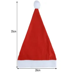 Czapka świętego mikołaja z pomponem dodatek do stroju lub kostiumu-5907451350911