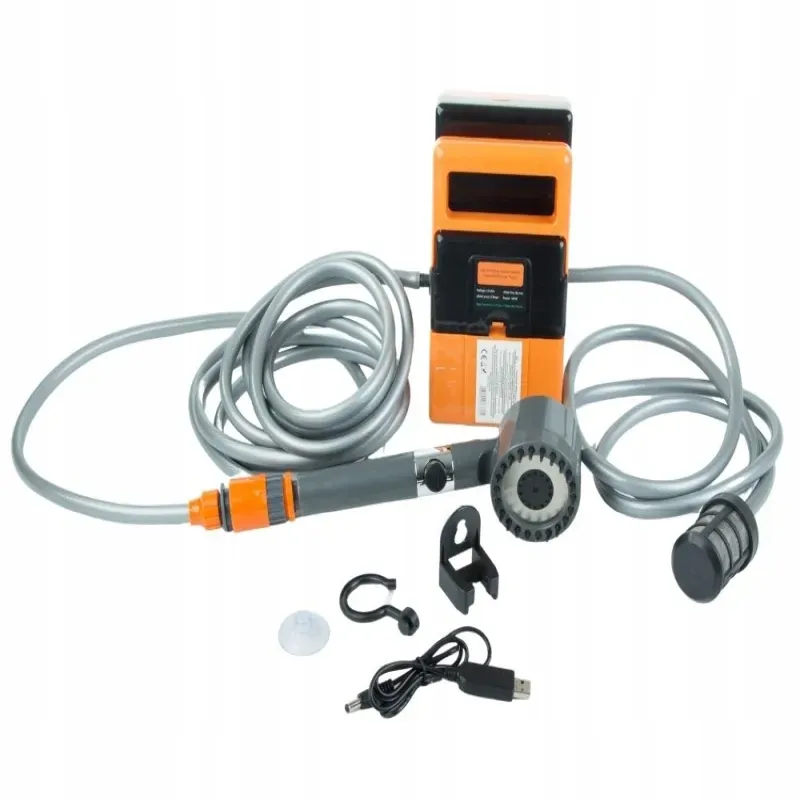 Prysznic przenośny elektryczny turystyczny pompka usb kemping-5907451373361