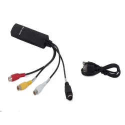 Zgrywanie sygnału vhs na pc usb przechwytywanie video grabber av-5907451321386