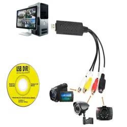 Zgrywanie sygnału vhs na pc usb przechwytywanie video grabber av-5907451321386