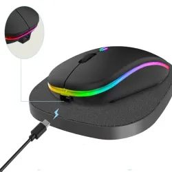 Mysz myszka optyczna bezprzewodowa slim 2,4 ghz bluetooth do laptopa-5907451360514