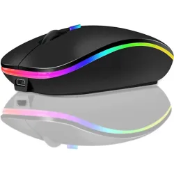 Mysz myszka optyczna bezprzewodowa slim 2,4 ghz bluetooth do laptopa-5907451360514