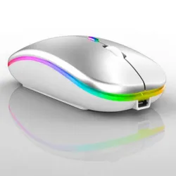Mysz myszka optyczna bezprzewodowa slim 2,4 ghz bluetooth do laptopa-5907451360521