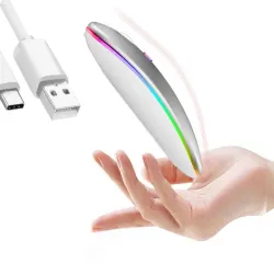 Mysz myszka optyczna bezprzewodowa slim 2,4 ghz bluetooth do laptopa-5907451360521