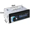Radio samochodowe bluetooth usb aux sd 1-din mikrofon + pilot 4 x 60w-5907451365298