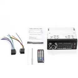 Radio samochodowe bluetooth usb aux sd 1-din zestaw głośnomówiący-5907451365281