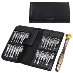 Wkrętaki magnetyczne precyzyjne 25 w 1 torx praktyczny zestaw w etui-5907451312742