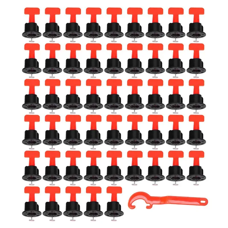 System poziomowania płytek kliny klipsy uchwyt 50 sztuk-5907451332481