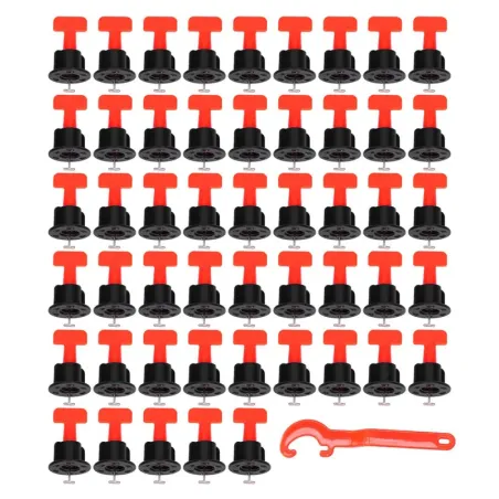 System poziomowania płytek kliny klipsy uchwyt 50 sztuk-5907451332481