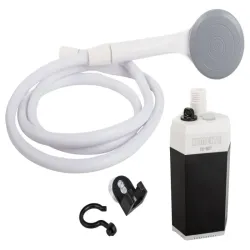 Prysznic przenośny turystyczny kempingowy samochodowy z pompką-5907451373286