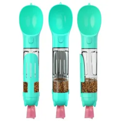 Butelka 300ml podajnik karmy poidło dla psa kota z podajnikiem worków-5907451376843