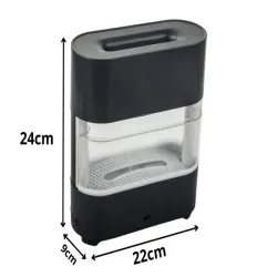 Nawilżacz powietrza kominek led z efektem płomieni aromaterapia pilot-5907451373682