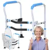 Uchwyt toaletowy regulowany poręcz wc stabilna dla seniorów-5907451370575