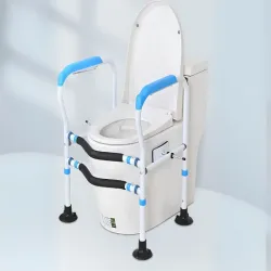 Uchwyt toaletowy regulowany poręcz wc stabilna dla seniorów-5907451370575