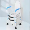 Uchwyt toaletowy regulowany poręcz wc stabilna dla seniorów-5907451370575