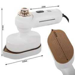 Mini żelazko turystyczne do ubrań spryskiwacz z obrotową rączką-5907451369579