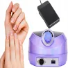 Frezarka do paznokci manicure pedicure 80w profesjonalna + frezy 6szt-5907451378557