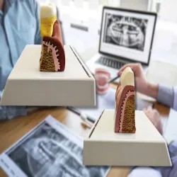 Model anatomiczny zęba stomatologiczny edukacyjny przekrój poglądowy-5907451376447