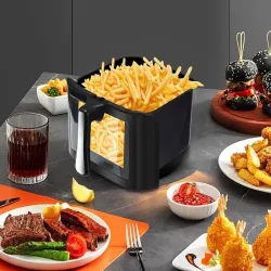 Frytkownica beztłuszczowa 1400w 10l frytownica air fryer do pieczenia-5907451373507