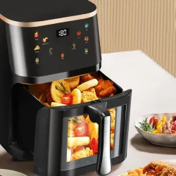 Frytkownica beztłuszczowa 1400w 10l frytownica air fryer do pieczenia-5907451373507