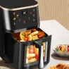 Frytkownica beztłuszczowa 1400w 10l frytownica air fryer do pieczenia-5907451373507