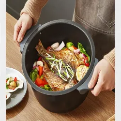 Frytkownica beztłuszczowa 1200w 5l frytownica air fryer do pieczenia-5907451373521