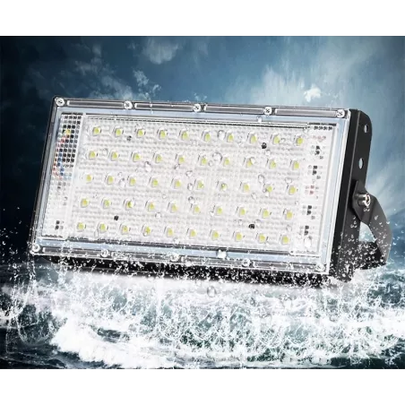 Halogen panel led doświetlacz 50w - biały zimny-