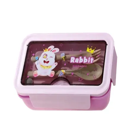 Lunchbox śniadaniówka pojemnik na śniadanie do szkoły przegródki-5907451378779