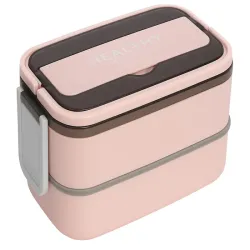 Śniadaniówka z przegródkami lunchbox 1400ml piętrowy pojemnik xxl-5907451378748